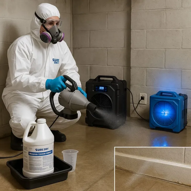 Sanitization and Odor Removal process in Adelanto, CA